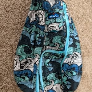 Kavu ocean waves rope sling bag